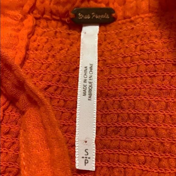 FREE PEOPLE ANTHROPOLOGIE CROPPED‎ TOP SIZE… - Picture 3 of 6